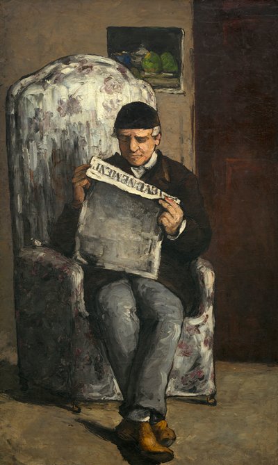 Louis-AugusteCézanne的肖像 作者 保罗·塞尚